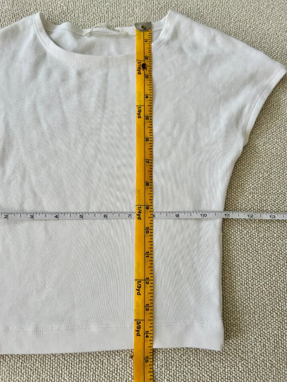 NWOT Zara Cap Sleeve Cropped Baby Tee in White, Size Small - Picture 3 of 5
